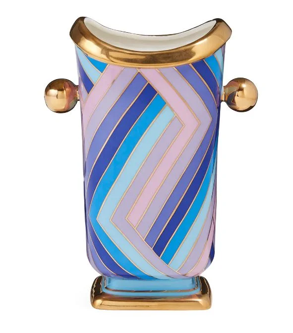 Jonathan Adler | Scala Tall Vase - Multi W: 8 in H: 10.5 in