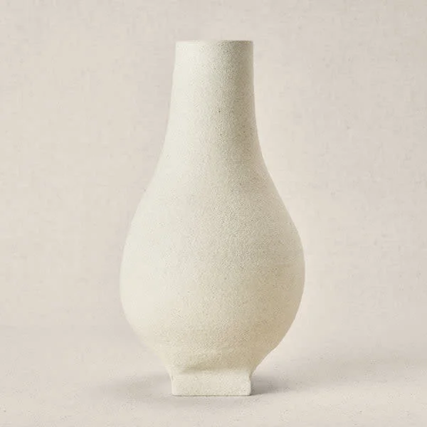 Style Union Home | Lisa Vase - Medium - Raw Blanc