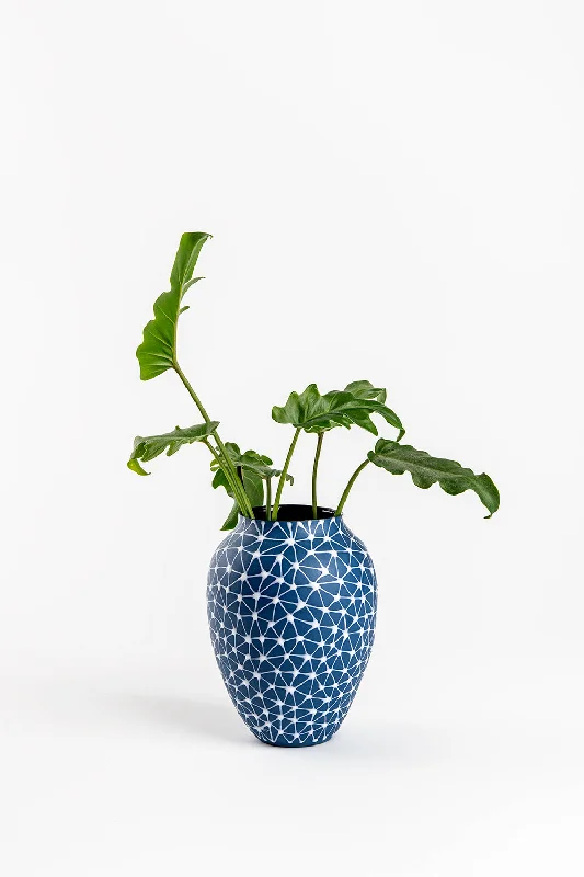 Vase | Morocco Blue with White Stars