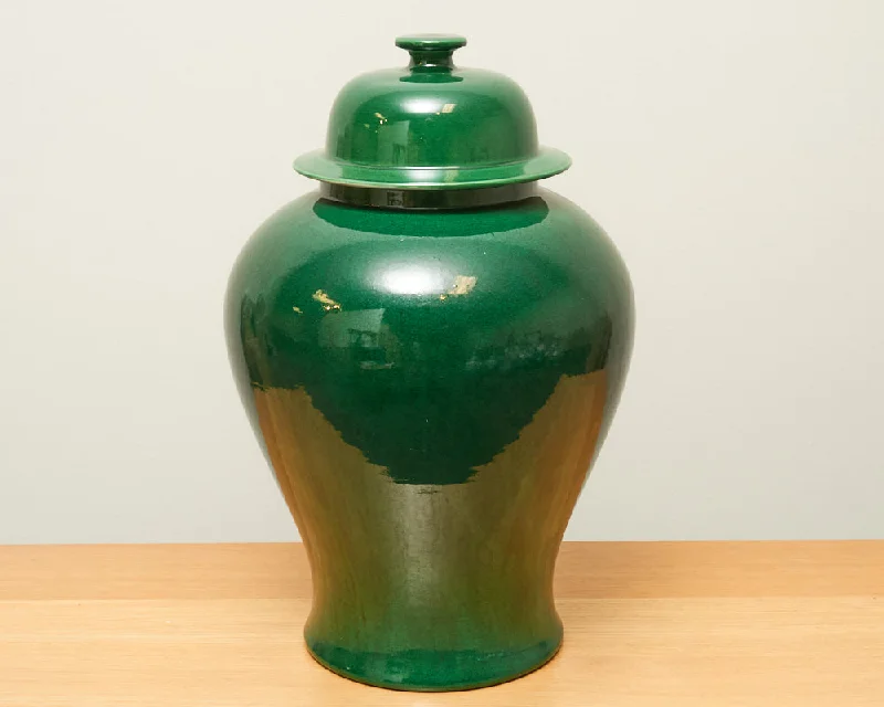 Green Temple Jar