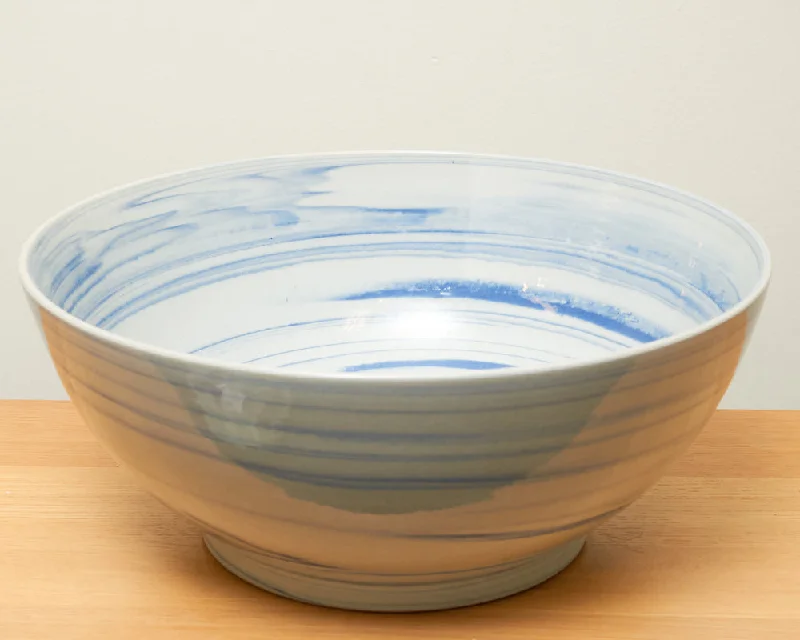 Blue and White Swirl Bowl