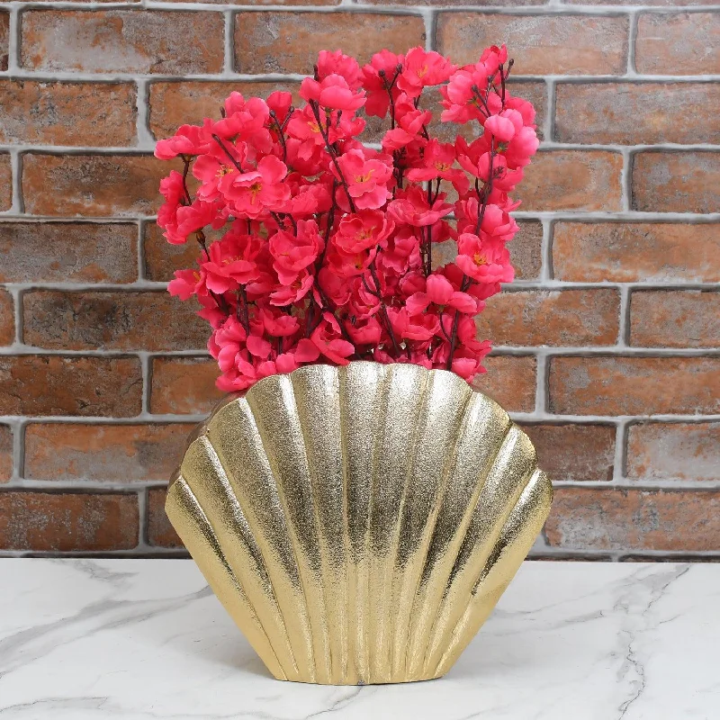 Oceanic Gold Flower Vase - Large