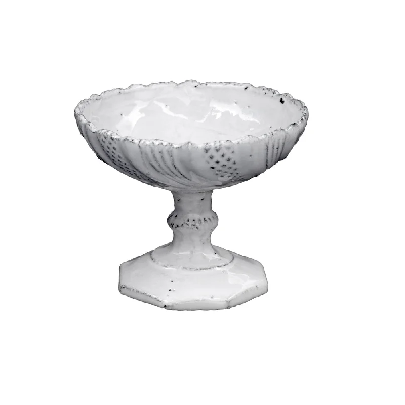 Pim Pam Poum Footed Bowl on Stand with Octagonal Base