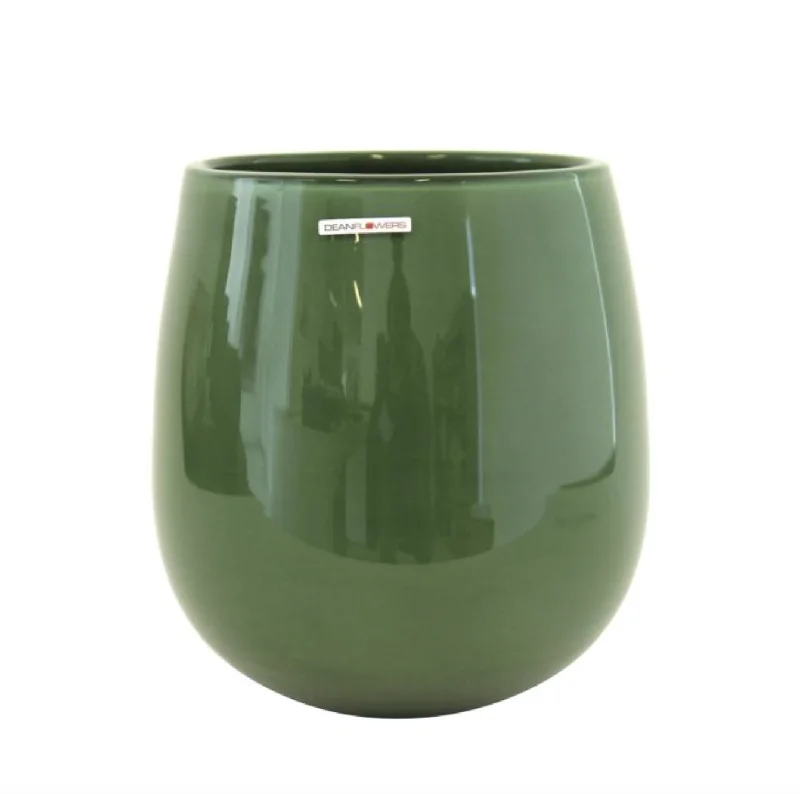 Sambor Low Vase Medium - Swamp