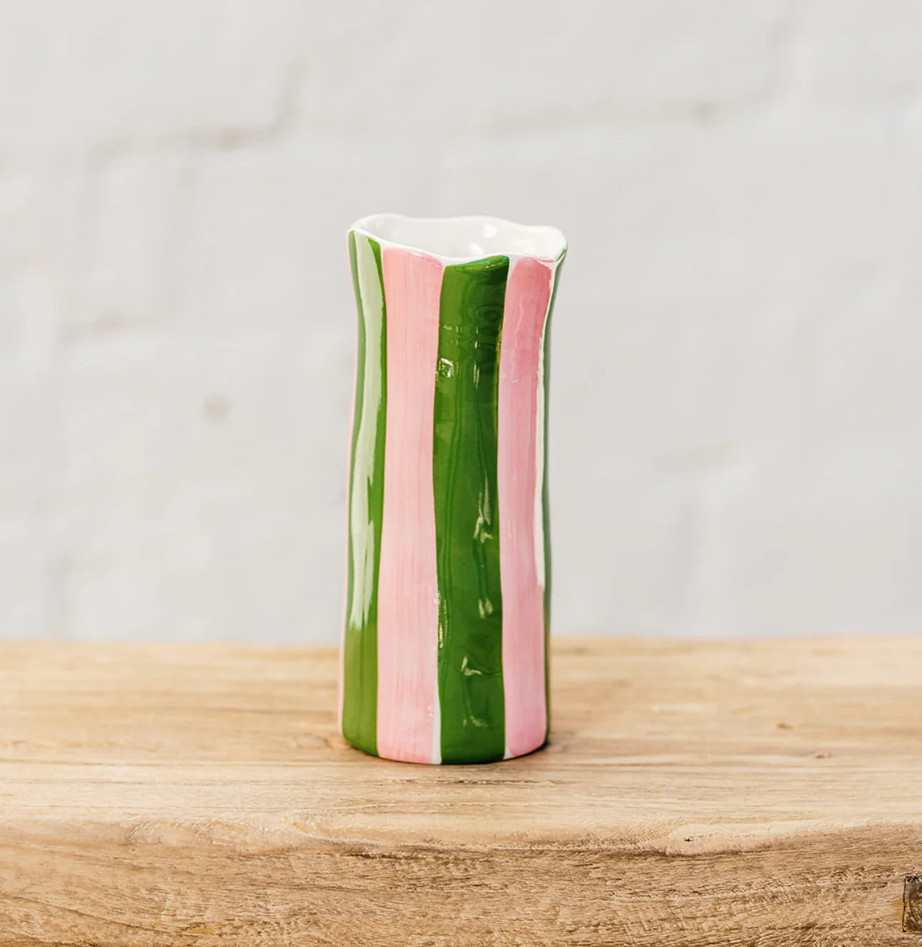 Green and Pink Stripe