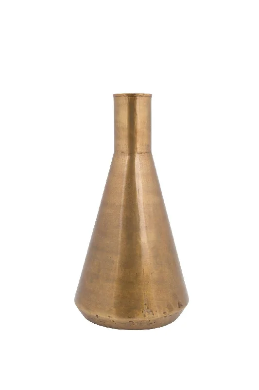 HARI SLIM brass vase