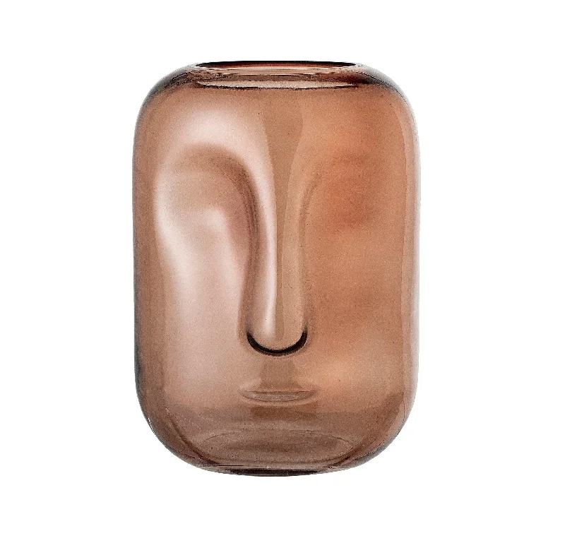 ANIDA vase brown glass