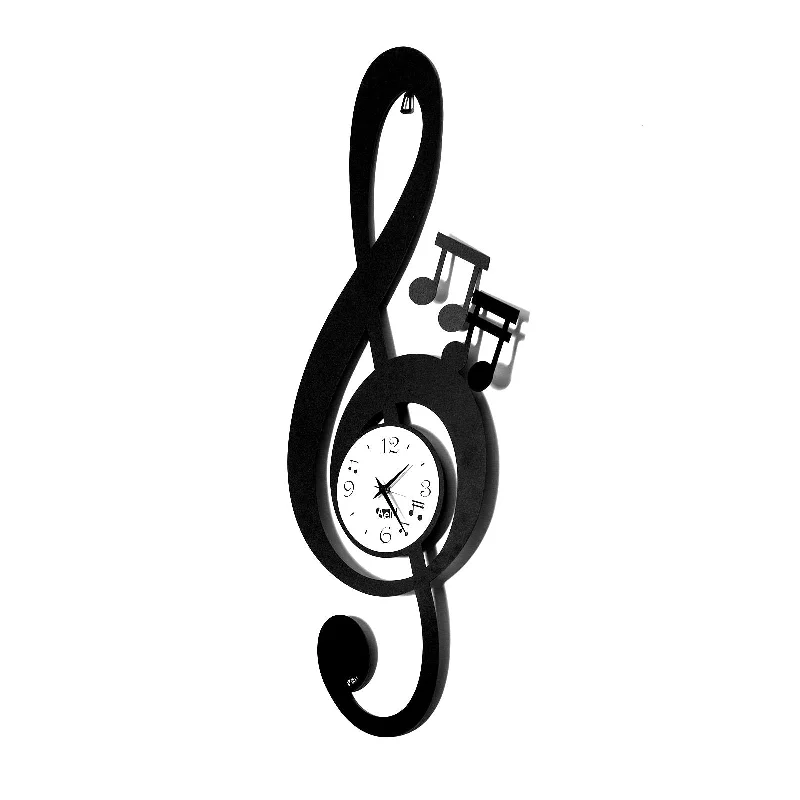 Arti e Mestieri Chiave Musicale Wall Clock - Made in Italy