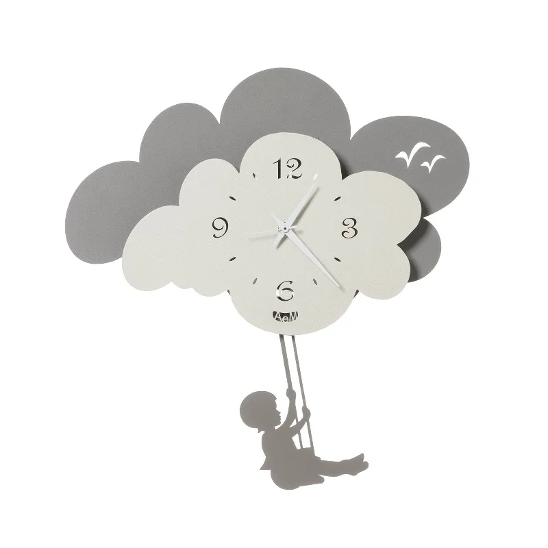 Arti e Mestieri Clouds Nuvola Pendulum Wall Clock - Made in Italy