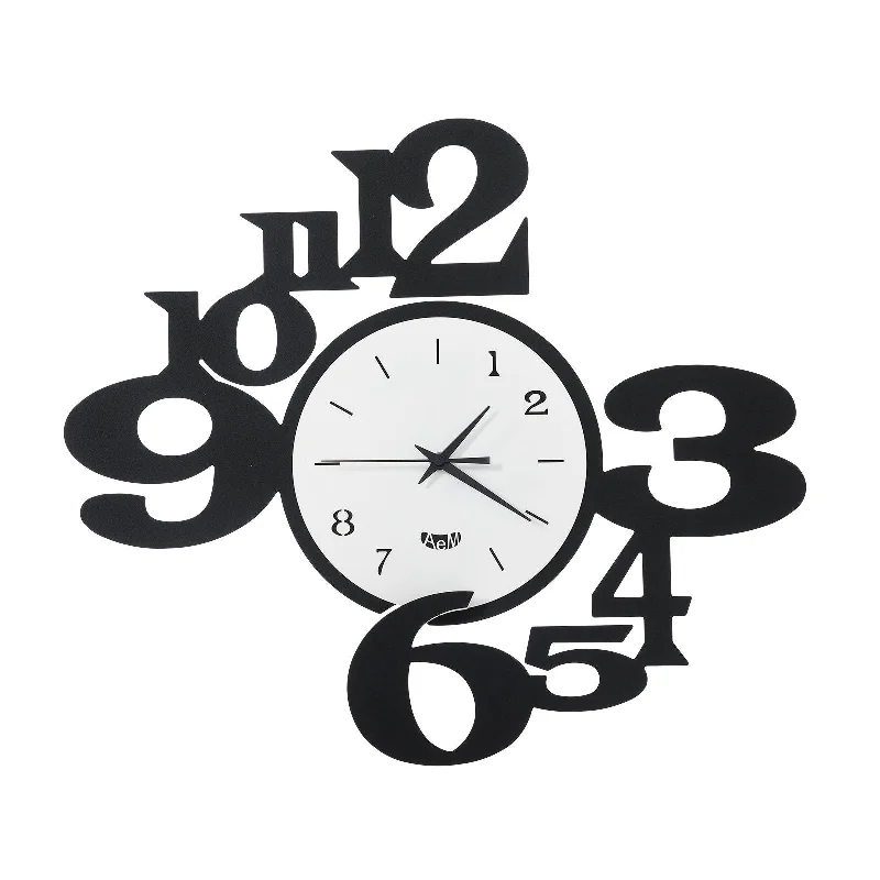 Arti e Mestieri King Peculiar Modern Wall Clock - Made in Italy