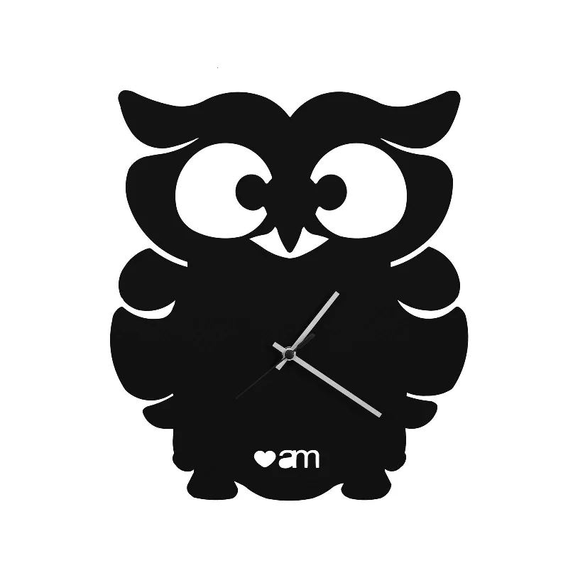 Arti e Mestieri Owl Wall Clock - Made in Italy