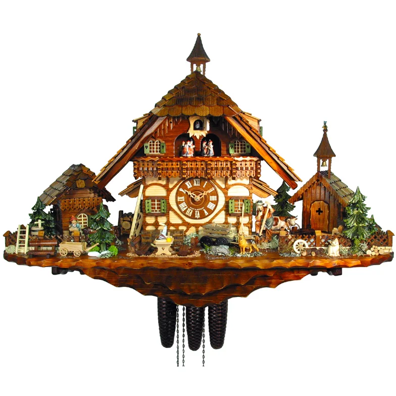 August Schwer Cuckoo Clock - Chalet Style 5.8878.01.P - Made in Germany