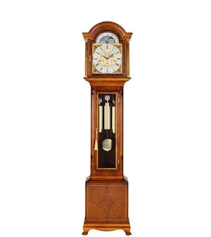 Comitti of London, The Chatsworth Walnut Floor Clock, Triple Chime, C2207TCH