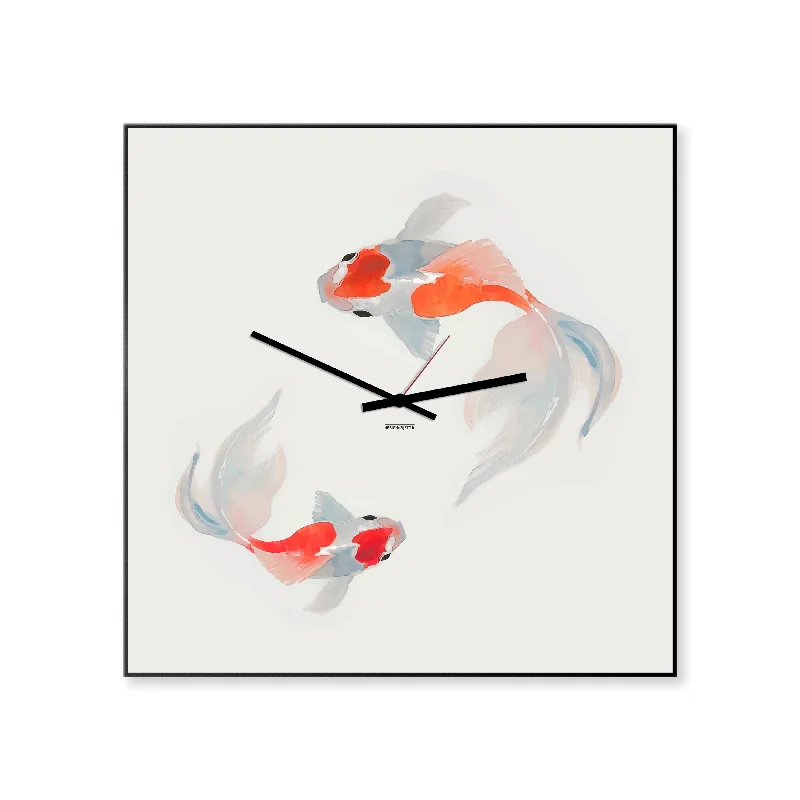 Design Object - Koi Wall Clock - Made in Italy