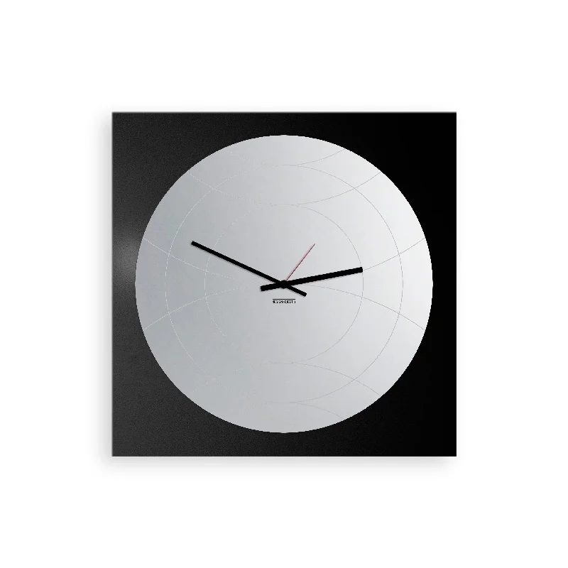 Design Object - Narciso Round Mirror Wall Clock - Made in Italy