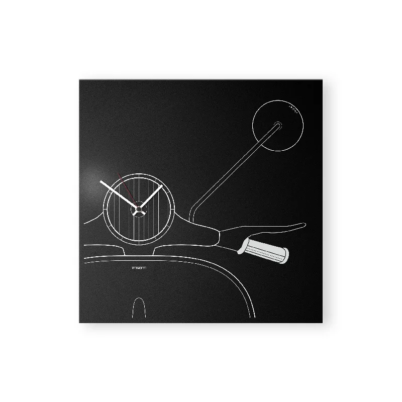 Design Object - Scooter Wall Clock - Made in Italy