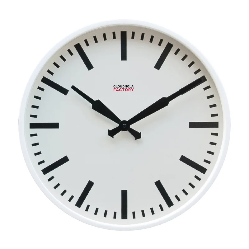 Factory Ivory Station Clock