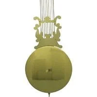 Hermle Clock PENDULUM LYRE, Straight Rods, 114 CM - 220mm Bob