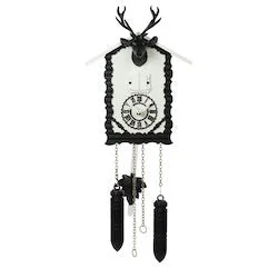 Hermle ELSIE Quartz Musical Cuckoo Clock with Deer and Leaf Motif, 78000