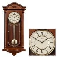 Hermle FULHAM Quartz Wall Clock 70509032214, Walnut