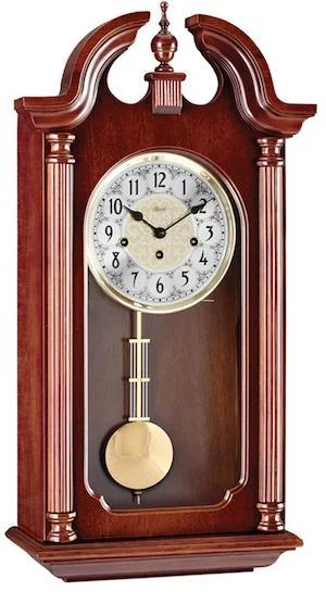 Hermle HOPEWELL Regulator Wall Clock 70820N90341, Cherry Finish