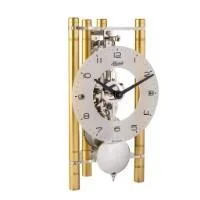 Hermle LAKIN Mechanical Mantel Clock 23025500721, Gold / Silver Pendulum