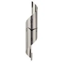 Hermle SAVANNAH II Wall Clock 70944002200, Stainless Steel