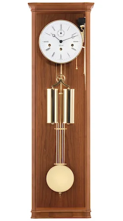 Hermle WILLIAM Mechanical Regulator Wall Clock 71008160351, Light Cherry