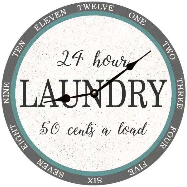 Laundry Room Clock