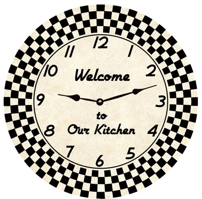 Retro Clock- personalized clock