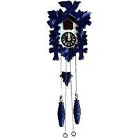 Sternreiter Blue! Black Forest Quartz Cuckoo Clock #1201BQM