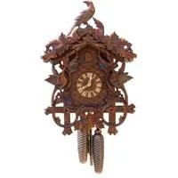 Sternreiter Hummingbirds Black Forest Mechanical Cuckoo Clock #8232 Art Nouveau Style