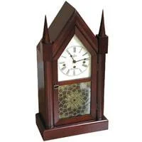 Sternreiter New Haven MM 808 381 08 Mechanical Tambour Mantel Clock, 8-Day, Cherry