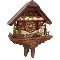 Sternreiter Woodchopper NEW Chalet Black Forest Mechanical Cuckoo Clock #8287