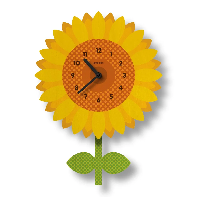 sunflower - pendulum clock