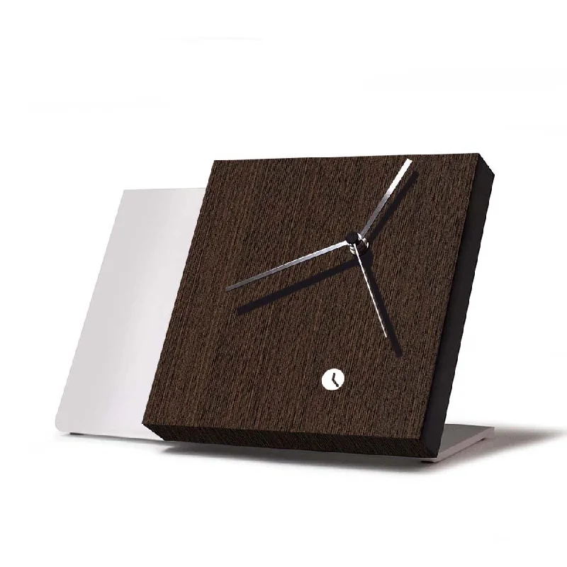 Tothora Tact Mixt - Contemporary Table Clock Handmade by Josep Vera - Made in Spain