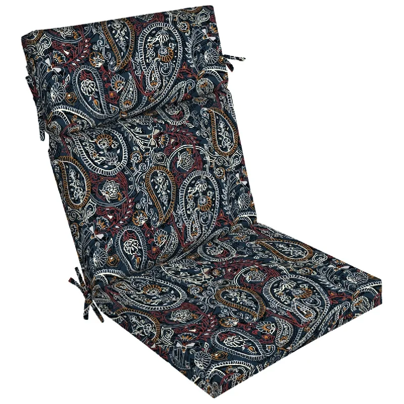 Arden Selections Palmira Paisley Outdoor Dining Chair Cushion - 44 in L x 21 in W x 4.5 in H