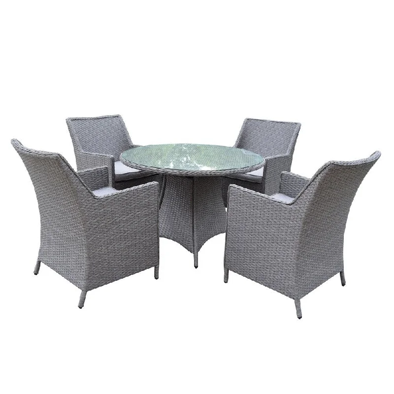 Baltic Five Piece Outdoor Dining Set With Cushions