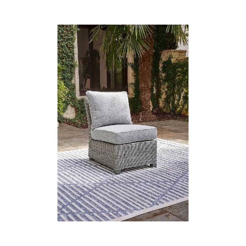 Signature Design by Ashley Naples Beach Armless Chair with Cushion