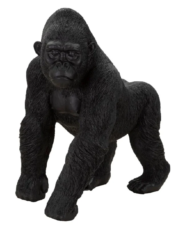 Black Gorilla Sculpture (Modern Decoration)