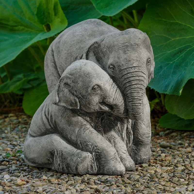 Campania International Elephant Mother and Child Statue