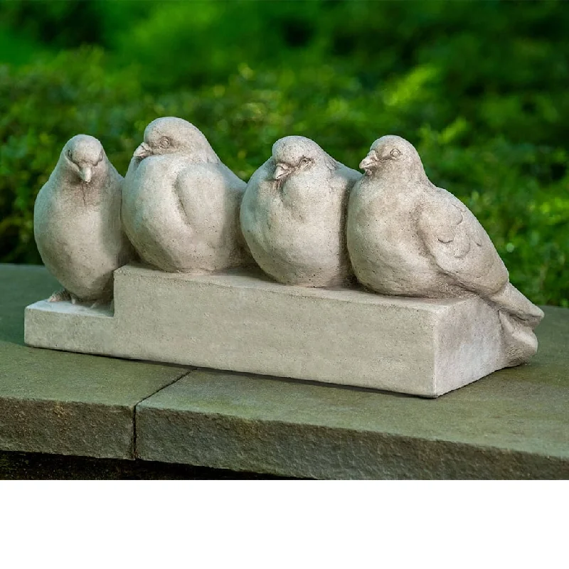 Campania International Quartet Bird Statue