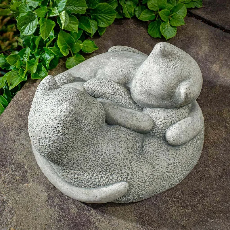 Campania International Yin Yang Cats Garden Statue