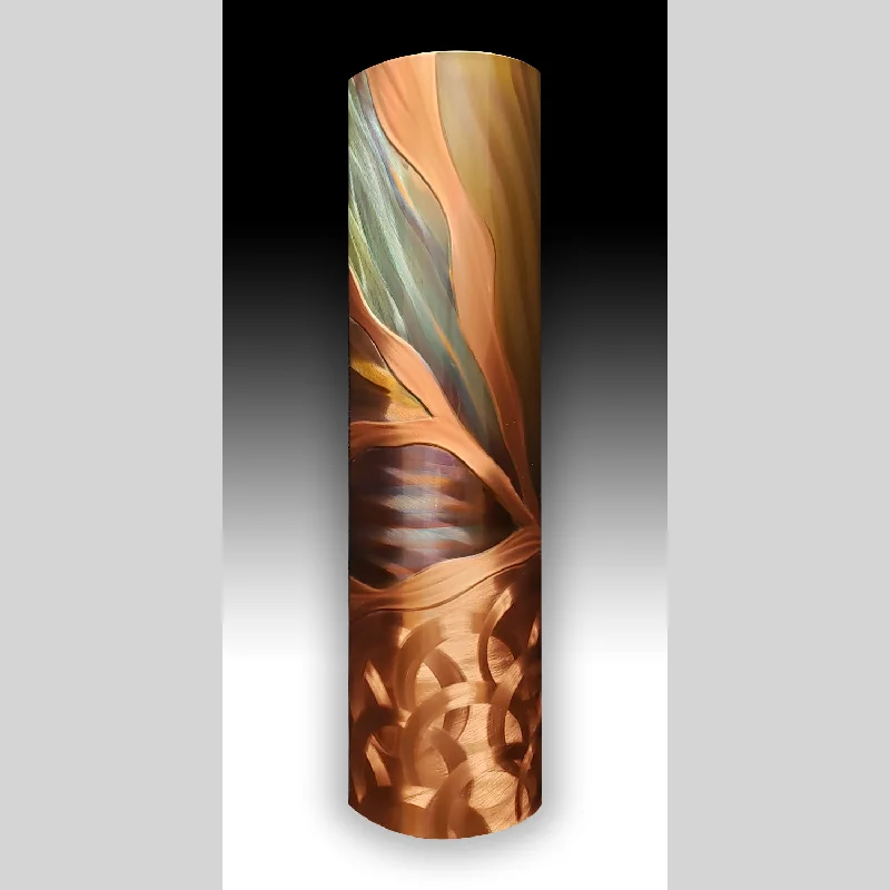 Copper Wall Art - Wandering II - 4" x 17"