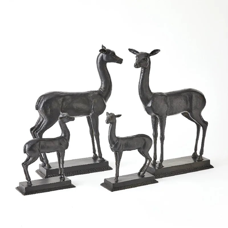 FAWN SCULPTURE - PAIR