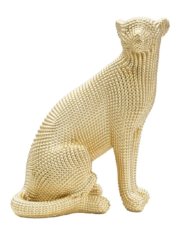 Gold Leopard Statue (Modern Decoration)