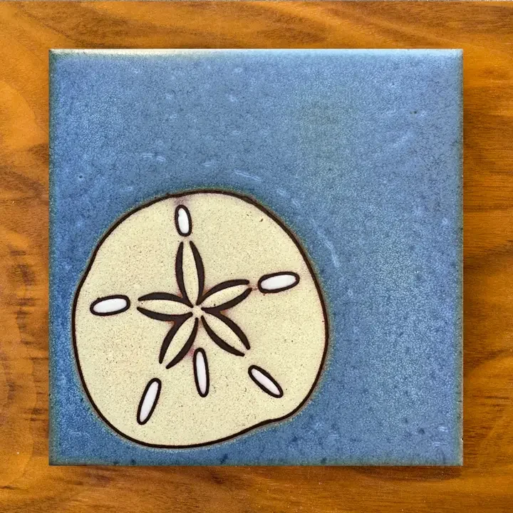 Hanging Tile - Sand Dollar - CQD