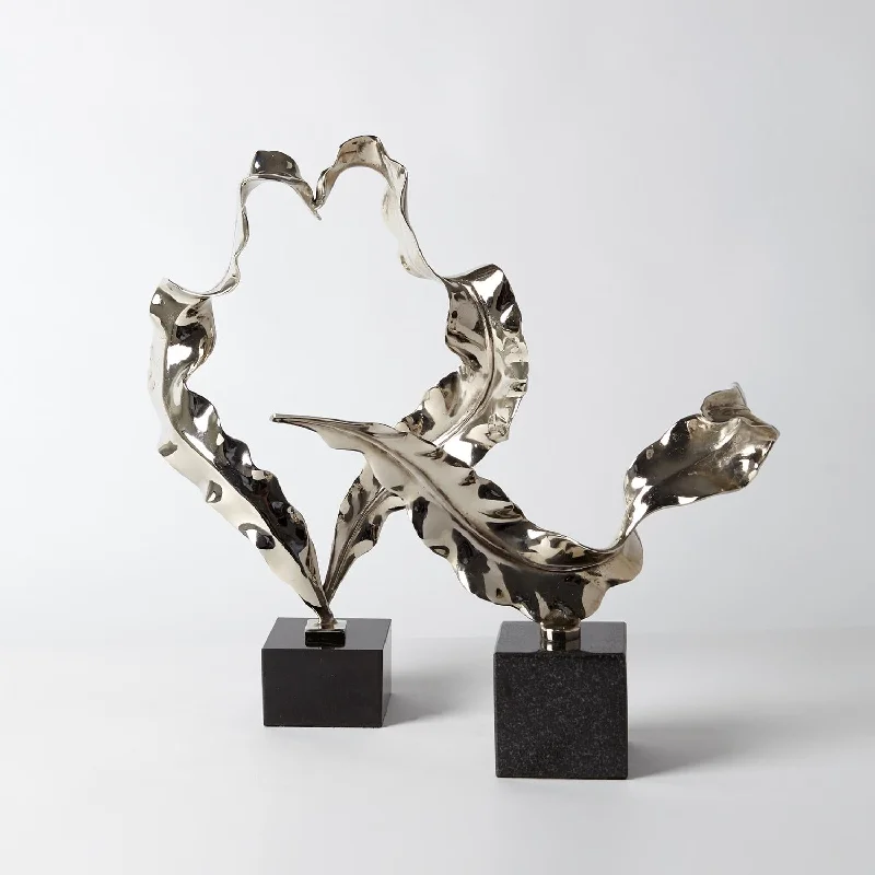 LEAF SCULPTURE-NICKEL