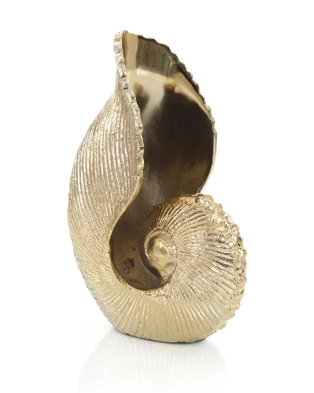 Nautilus Seashell Brass Sculpture JRA-13089