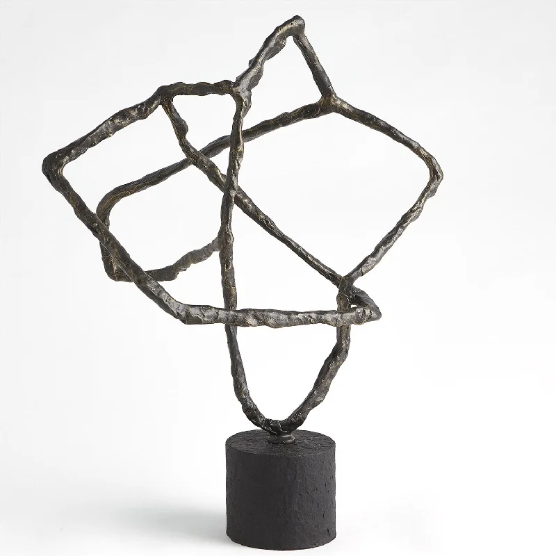 TANGLED SCULPTURE-BRONZE